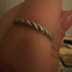 Judith Ripka Sterling Silver Rope Band
